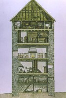 Rekonstruktion Wohnturm um 1140
